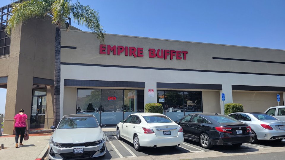 Empire Buffet entrance in Moreno Valley